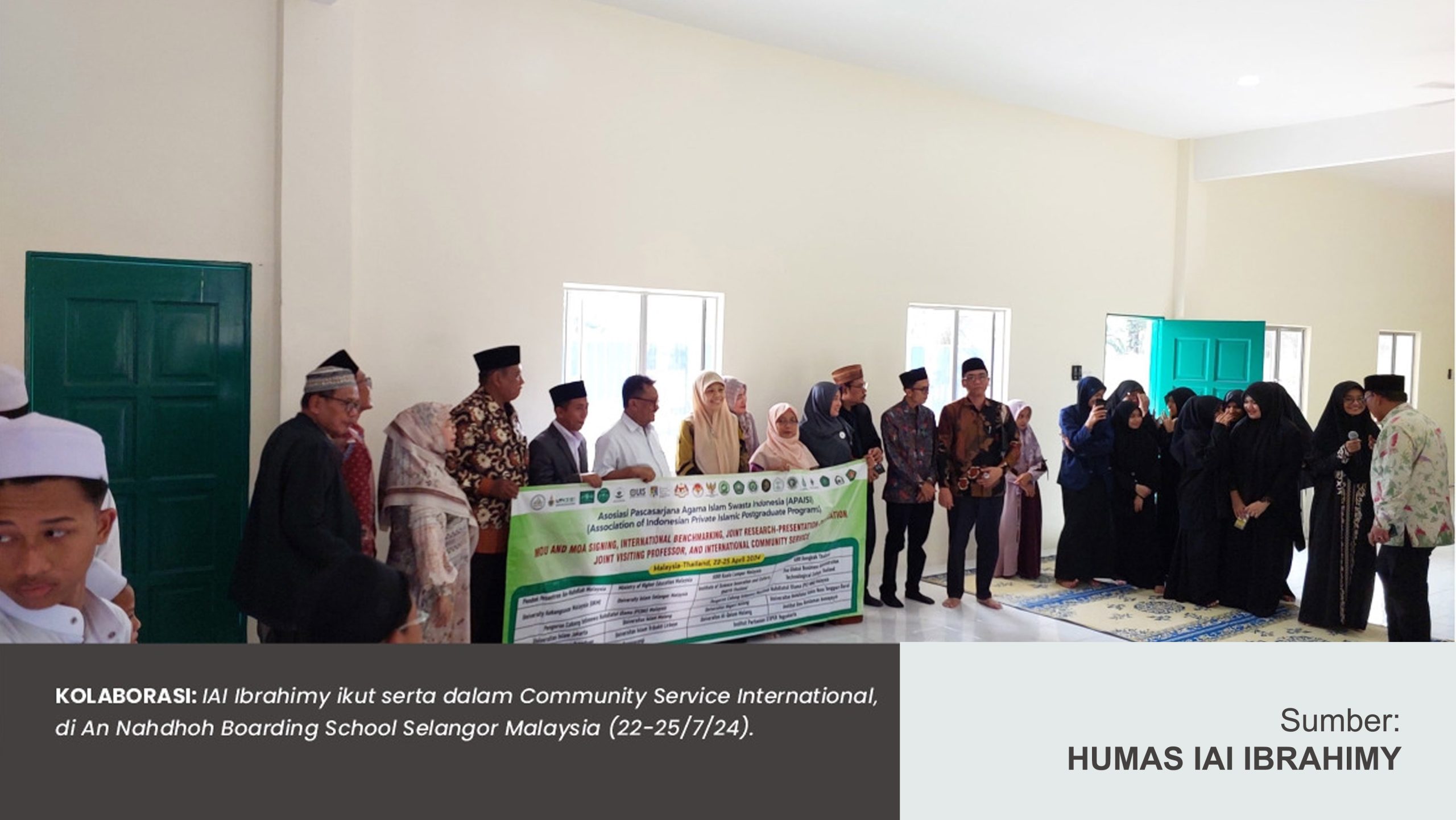 IAI IBRAHIMY PERKUAT JEJARING INTERNASIONAL