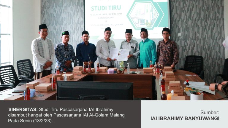 IAI IBRAHIMY LAKUKAN STUDI TIRU