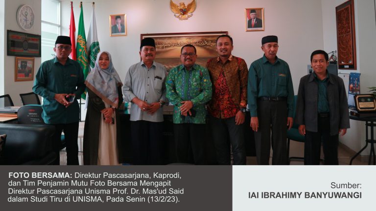 STUDI TIRU, IAI IBRAHIMY SAMBANGI UNISMA