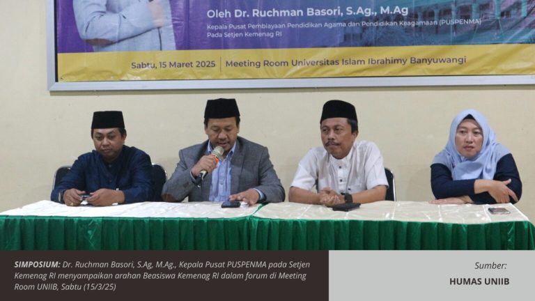 BEASISWA KEMENAG RI: KESEMPATAN EMAS BAGI MAHASISWA UNIIB
