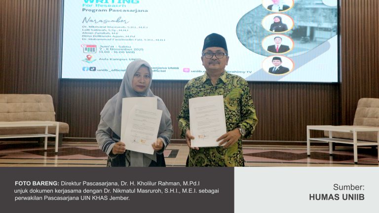BANGUN KUALITAS PROSES STUDI PASCASARJANA UNIIB GELAR WORKSHOP KEPENULISAN HINGGA MOA TRI DHARMA