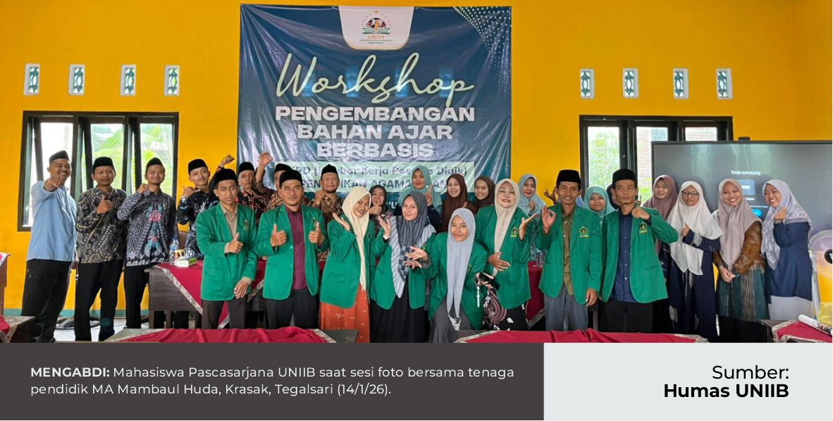 Mahasiswa Mengabdi UNIIB: Dampingi Guru PAI Susunan LKPD Inovatif di SMK Mambaul Huda