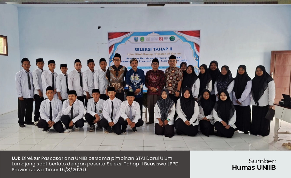 BUKTI KUALITAS AKADEMISI UNIIB, DIREKTUR PASCASARJANA UNIIB DIDAULAT JADI PENGUJI BEASISWA LPPD PROVINSI JAWA TIMUR